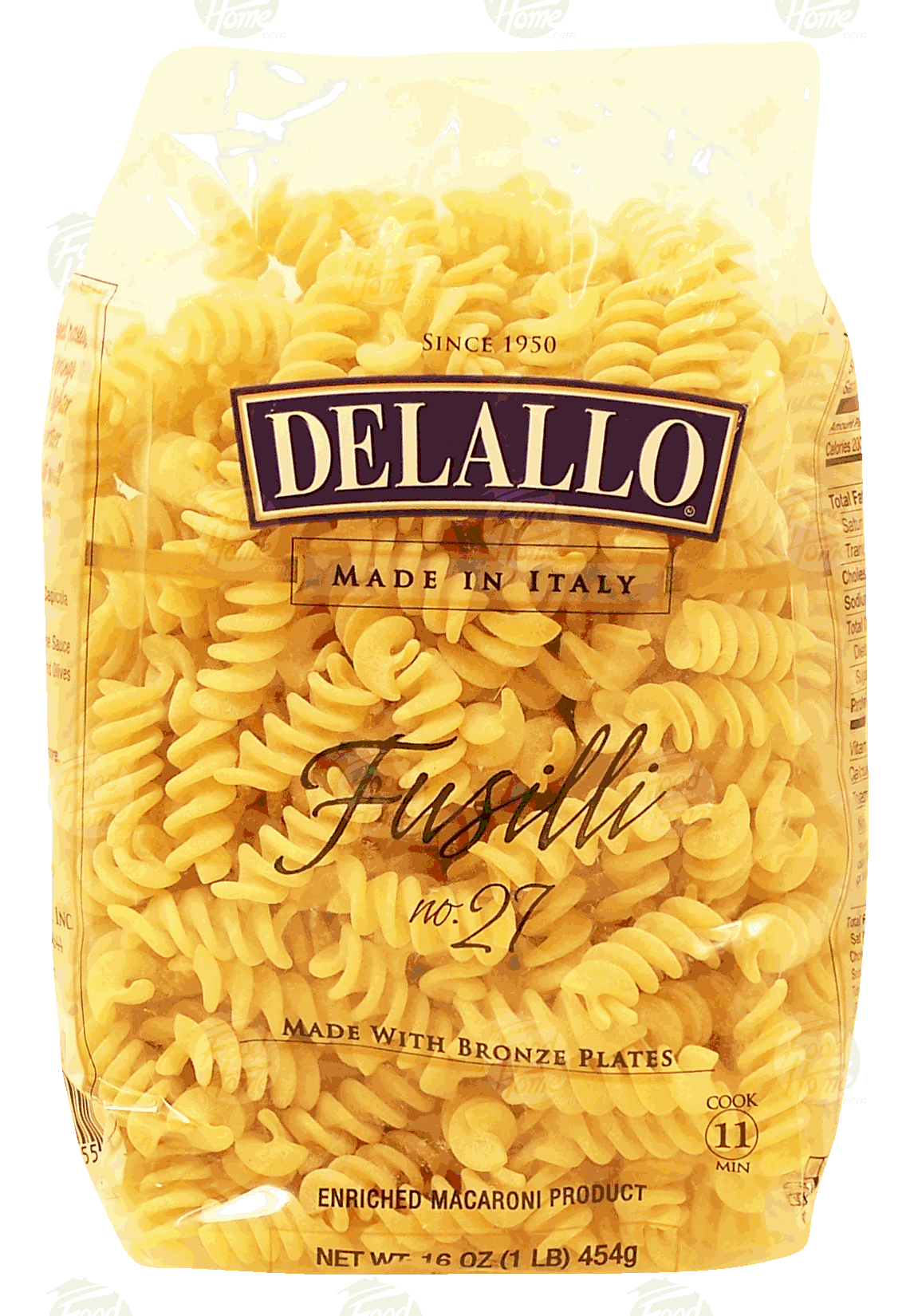 Delallo  fusilli no. 27 dry pasta Full-Size Picture